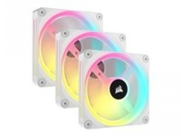 Corsair iCUE LINK QX120 RGB Fan 3-pack Hvid 120 mm