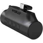 Celly PBC5000 Kompakt PowerBank med USB-C-kontakt 5000mAh Svart