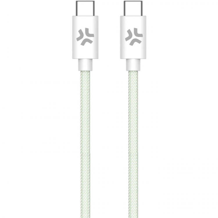 Celly USB-C - USB-C-kabel 60W 1,5 m Grön Celly USB-C - USB-C-kabel 60W 1,5 m Grön