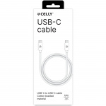 Celly USB-C - USB-C-kabel 60W 1,5 m Vit