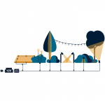 LightsOn Polly Pollare 38cm 350lm 3000K 5W Antracit