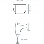 LightsOn Dexter Decklight 10-pack Silver Startpaket LightsOn Dexter Decklight 10-pack Silver Startpaket