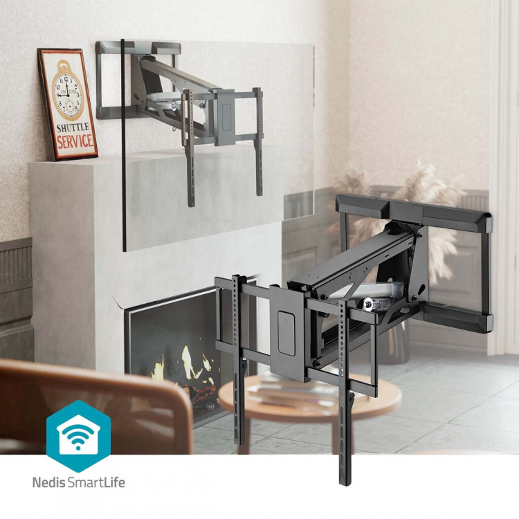 Nedis Motoriseret TV Vægbeslag | 37 - 75  Nedis Motoriseret TV Vægbeslag | 37 - 75