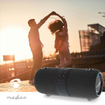 Nedis Bluetooth® højttaler | Maksimal batteritid: 6.5 timer | Håndholdt design | 40 W | Stereo | Indbygget mikrofon | IPX6 | Kan parres | Sort