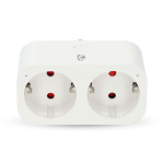 Nedis SmartLife Smart Plug | IP21 | Effektmåler | 3680 W | Type F (CEE 7/7) | 0 - 55 °C | Android™ / IOS | 2-veje | Hvid | 1 stk