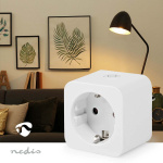 Nedis SmartLife Smart Plug | IP21 | Effektmåler | 3680 W | Hybrid (CEE 7/7) | 0 - 55 °C | Android™ / IOS | Hvid | 1 stk Nedis SmartLife Smart Plug | IP21 | Effektmåler | 3680 W | Hybrid (CEE 7/7) | 0 - 55 °C | Android™ / IOS | Hvid | 1 stk