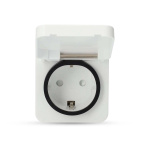 Nedis SmartLife Smart Plug | IP44 | Effektmåler | 3680 W | Type F (CEE 7/7) | -25 - 55 °C | Android™ / IOS | Hvid | 1 stk Nedis SmartLife Smart Plug | IP44 | Effektmåler | 3680 W | Type F (CEE 7/7) | -25 - 55 °C | Android™ / IOS | Hvid | 1 stk