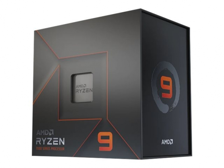AMD CPU Ryzen 9 7900X 4.7GHz 12-core AM5 (WOF - u/køler)