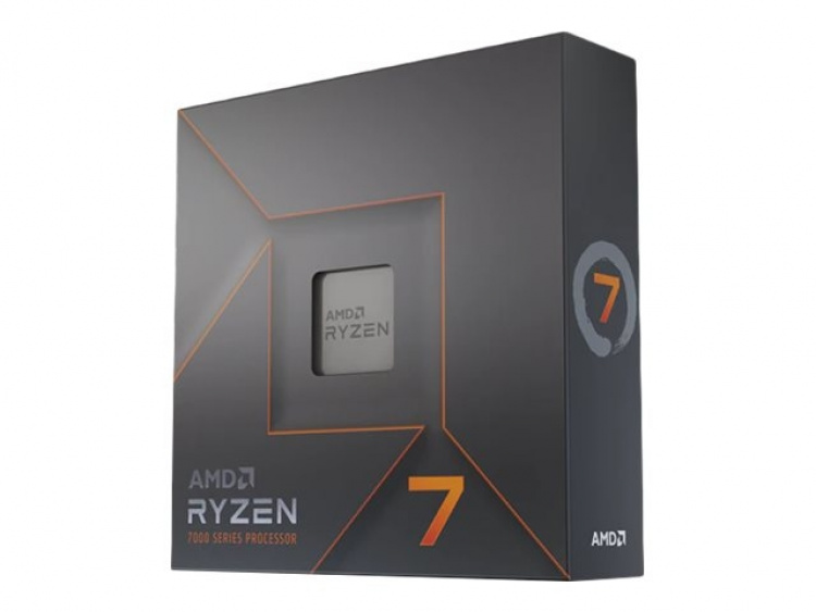 AMD CPU Ryzen 7 7700X 4.5GHz 8 kerner AM5 (WOF - u/køler)