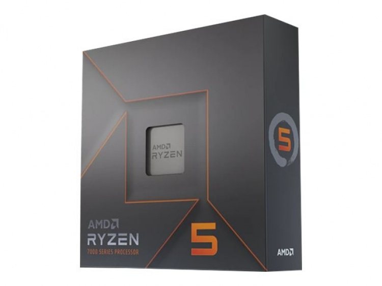AMD CPU Ryzen 5 7600X 4.7GHz 6 kerner AM5 (TRAY - u/køler)