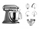 KitchenAid Artisan 5KSM175PSEMS Køkkenmaskine 4.8liter Medaljonsølv
