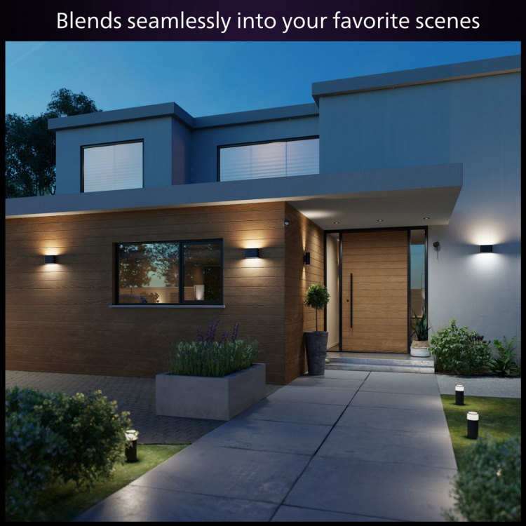 Philips Hue Dymera Vägglampa inom- och utomhus White and Color Ambiance Svart