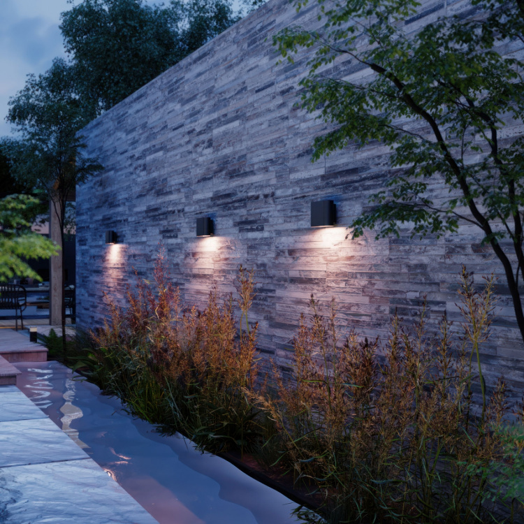 Philips Hue Dymera Vägglampa inom- och utomhus White and Color Ambiance Svart