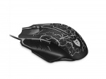 Liocat MX 557C - gamingmus med LED-belysning, sort