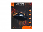 Liocat MX 757C - gamingmus med RGB-belysning, sort