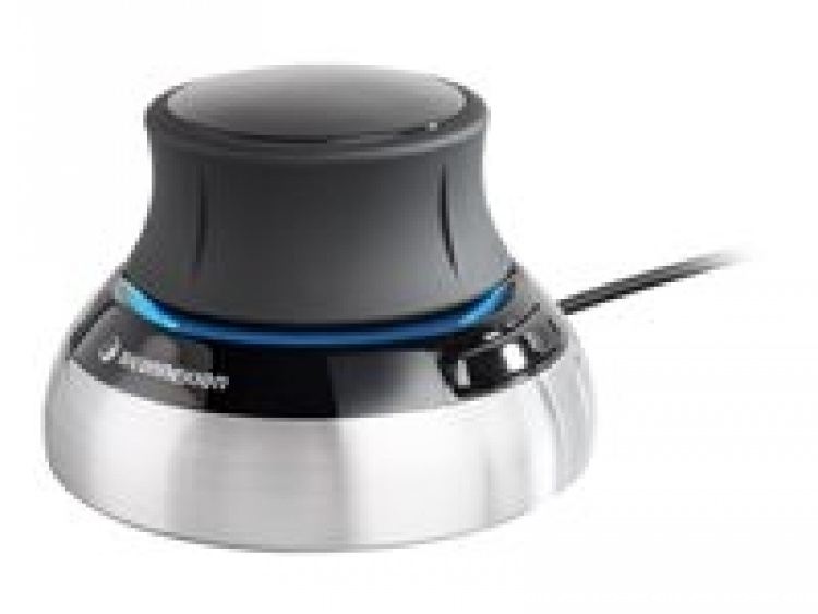3Dconnexion SpaceMouse Compact Kabling Sort Sølv