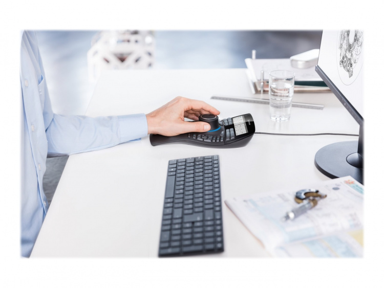 3Dconnexion SpaceMouse Enterprise Kabling Sort