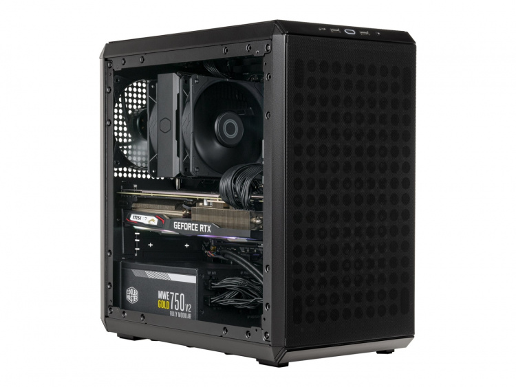 Cooler Master Q300L V2 Tårn Micro-ATX Ingen strømforsyning Sort
