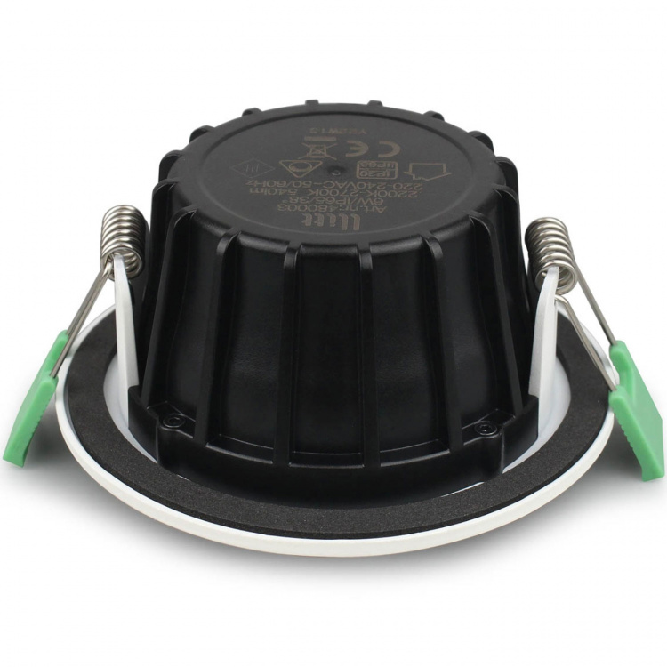 Llitt Ellen Infälld downlight Dim-to-Warm 520lm IP65 1-pack Vit Llitt Ellen Infälld downlight Dim-to-Warm 520lm IP65 1-pack Vit