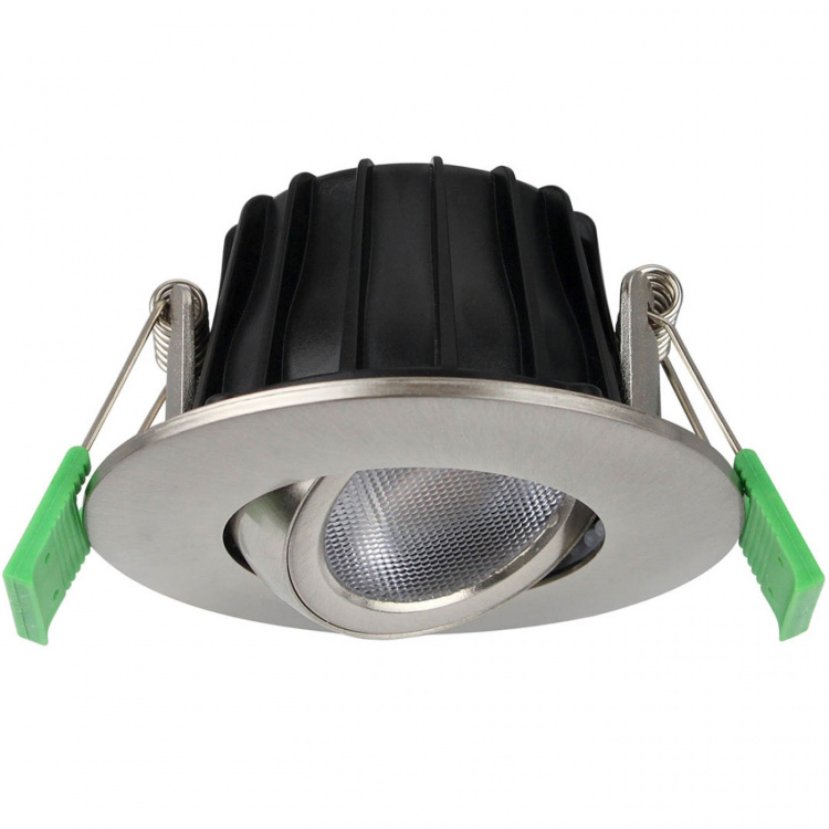 Llitt Ellen Infälld downlight Dim-to-Warm 520lm IP65 1-pack Borstad stål