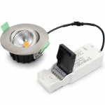 Llitt Lisa Dimbar Infälld downlight 3000K 600lm IP65 3-pack Borstad stål Llitt Lisa Dimbar Infälld downlight 3000K 600lm IP65 3-pack Borstad stål