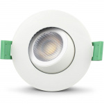 Llitt Sanna Dimbar Infälld downlight 3000K/4000K 520lm IP65 3-pack Vit