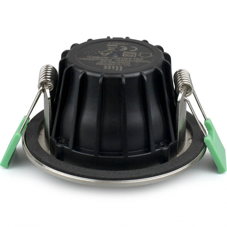 Llitt Sanna Dimbar Infälld downlight 3000K/4000K 520lm IP65 1-pack Borstad stål