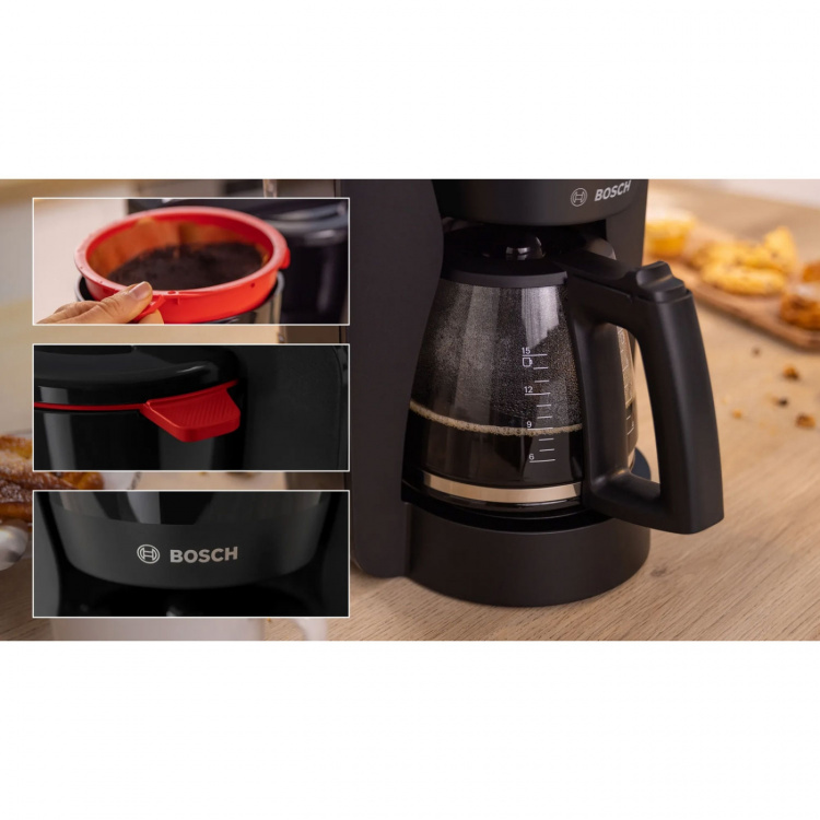 Bosch Kaffebryggare My moment svart TKA3M133 1200Watt