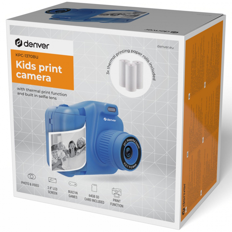 Denver KPC-1370BU Kamera med print-funktion