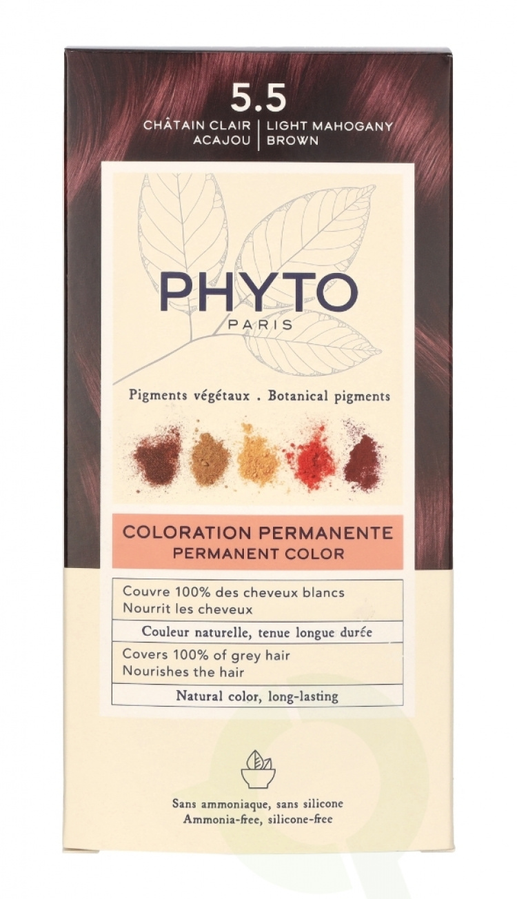 Phyto Phytocolor Permanent Color 112 ml 5.5 Light Mahogany Brown