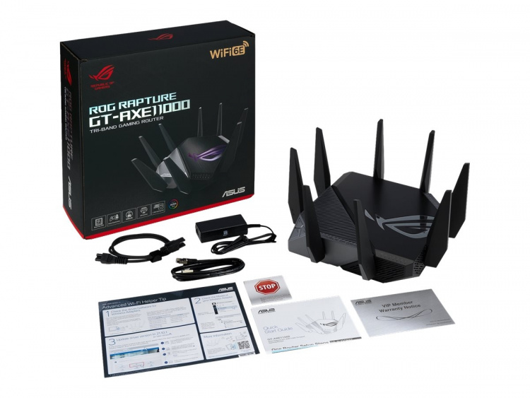 ASUS ROG Rapture GT-AXE11000 Trådløs router Desktop