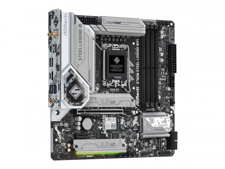 ASRock B760M Steel Legend WiFi Micro-ATX LGA1700 Intel B760