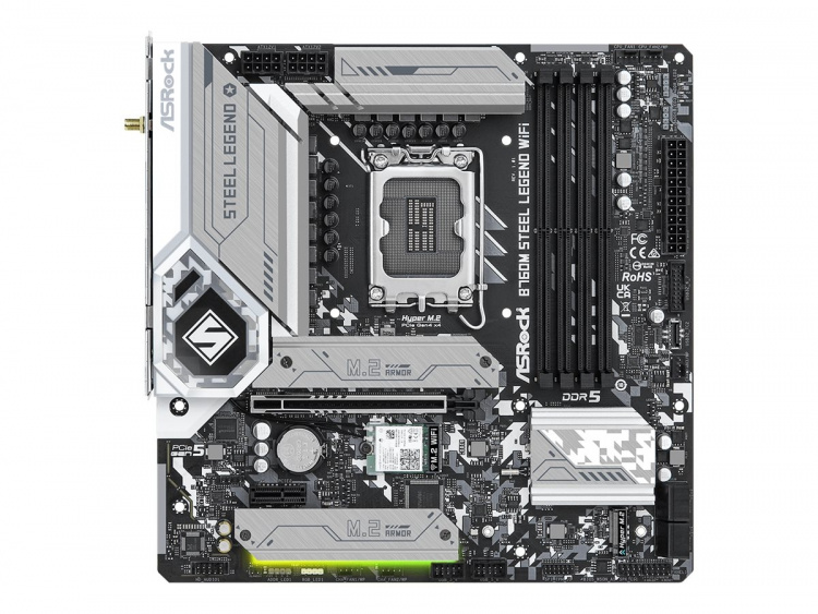 ASRock B760M Steel Legend WiFi Micro-ATX LGA1700 Intel B760