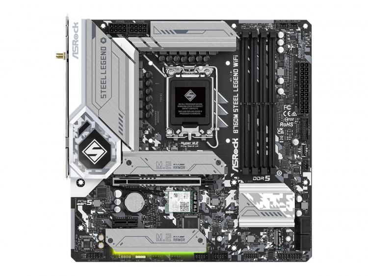 ASRock B760M Steel Legend WiFi Micro-ATX LGA1700 Intel B760