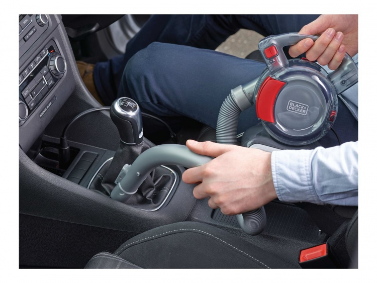 BLACK+DECKER DustBuster Flexi Auto PD1200AV Støvsuger Håndmodel 12.5W 0.56liter Rød/grå