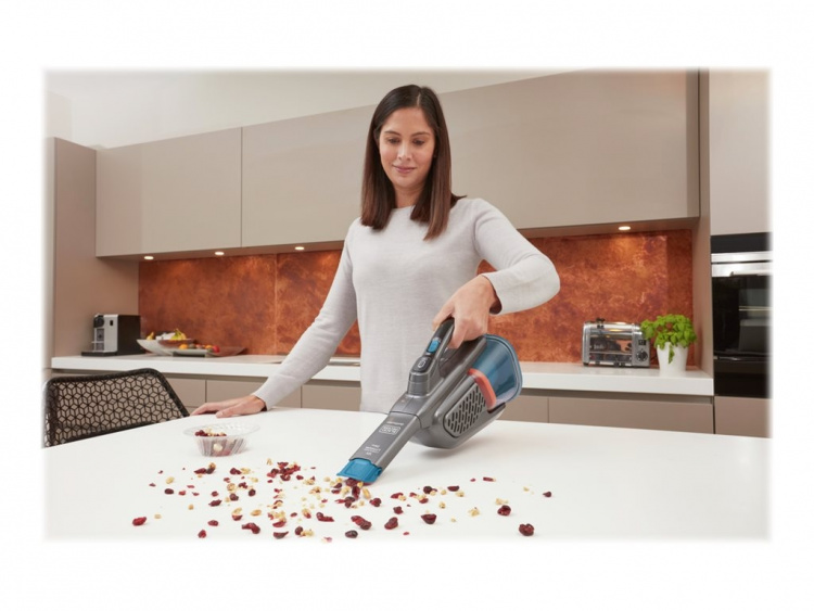 BLACK+DECKER DustBuster BHHV320J-QW Støvsuger Håndmodel 25W 0.7liter Blå/titanium