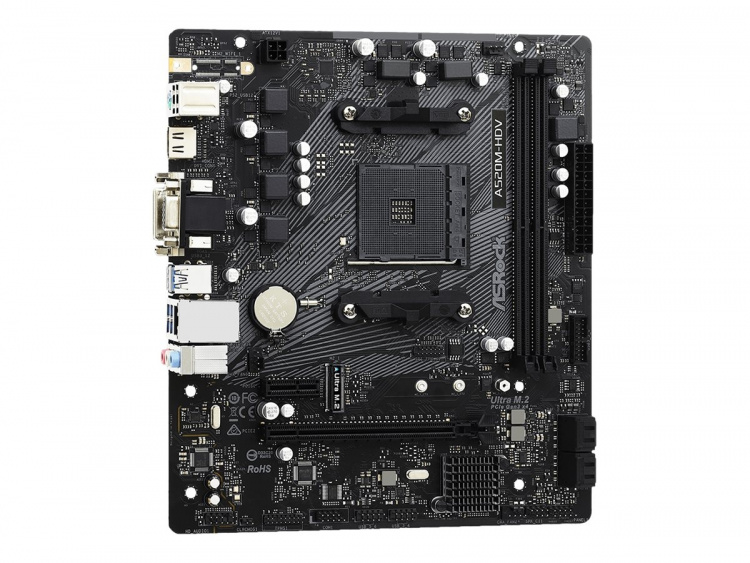 ASRock A520M-HDV Micro-ATX AM4 AMD A520