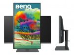 BenQ DesignVue PD2705U 27 3840 x 2160 (4K) HDMI DisplayPort USB-C 60Hz Pivot Skærm