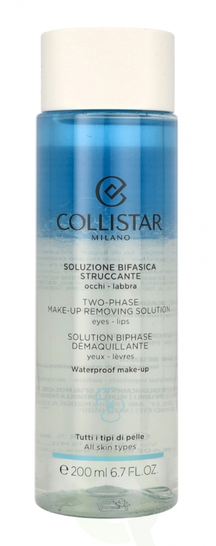 Collistar Two-Phase Make-Up Removing Solution 200 ml