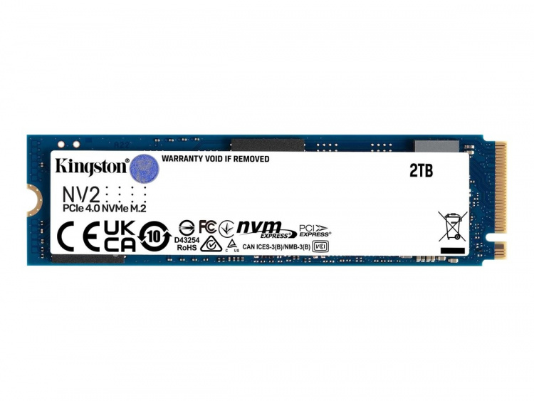 Kingston 2 TB SSD Kingston NV2 M.2 2280 PCIe 4.0 NVMe [R3500/W2800]