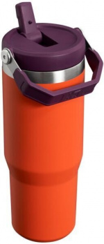 Stanley The IceFlow Flip Straw Tumbler, orange, 890 ml