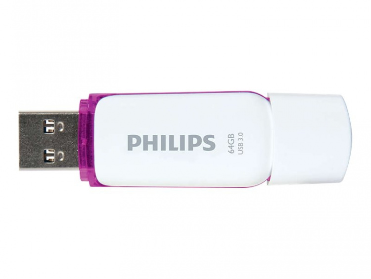 Philips FM64FD75B Snow edition 3.0 64GB USB 3.0 Lilla Hvid