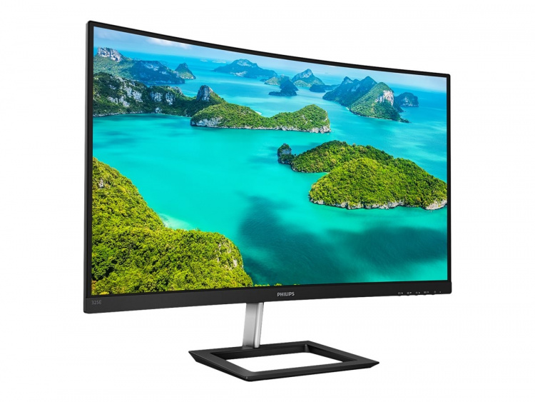 Philips E-line 325E1C 32 2560 x 1440 (2K) VGA (HD-15) HDMI DisplayPort 75Hz
