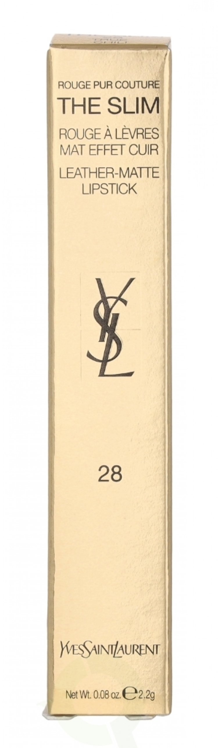 Yves Saint Laurent YSL Rouge Pur Couture The Slim Leather Matte Lipstick 2.2 g #28 True Chili