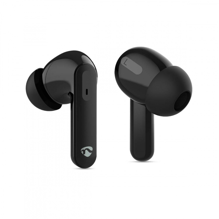 Nedis Fuldt Trådløse hovedtelefoner | ANC (Active Noise Cancelling) | Bluetooth® | Maksimal batteritid: 30 timer | Touch Control | Opladningsholder | Trådløs opladningsetui | Indbygget mikrofon | Understøtter stemmestyring | Sort Nedis Fuldt Trådløse hovedtelefoner | ANC (Active Noise Cancelling) | Bluetooth® | Maksimal batteritid: 30 timer | Touch Control | Opladningsholder | Trådløs opladningsetui | Indbygget mikrofon | Understøtter stemmestyring | Sort