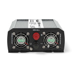 Nedis Power Inverter Modificeret sinus | Indgangsspænding: 24 V DC | Enhedens strømudgangsforbindelse: Type F (CEE 7/3) / USB-A | 230 V AC 50 Hz | 1000 W | Peak-effekt: 2000 W | Skrueterminal | Sølv