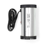 Nedis Power Inverter Modificeret sinus | Indgangsspænding: 12 V DC | Enhedens strømudgangsforbindelse: Type F (CEE 7/3) / USB-A | 230 V AC 50 Hz | 150 W | Peak-effekt: 300 W | Stik til cigarettænder | Sølv