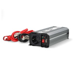 Nedis Power Inverter Modificeret sinus | Indgangsspænding: 12 V DC | Enhedens strømudgangsforbindelse: Type F (CEE 7/3) / USB-A | 230 V AC 50 Hz | 600 W | Peak-effekt: 1200 W | Batteriklemmer + cigarettænder | Sølv Nedis Power Inverter Modificeret sinus | Indgangsspænding: 12 V DC | Enhedens strømudgangsforbindelse: Type F (CEE 7/3) / USB-A | 230 V AC 50 Hz | 600 W | Peak-effekt: 1200 W | Batteriklemmer + cigarettænder | Sølv
