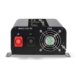 Nedis Vekselretter med Ren Sinusbølge | Indgangsspænding: 12 V DC | Enhedens strømudgangsforbindelse: Type F (CEE 7/3) / USB-A / 1x USB-C™ | 230 V AC 50 Hz | 1000 W | Peak-effekt: 2000 W | Skrueterminal | Ren Sinuskurve | Sikring | Sort