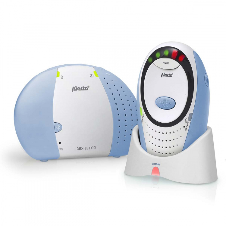 Alecto DBX-85 ECO Full Eco DECT babyalarm hvid / blå